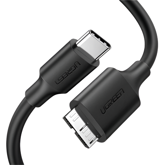 20103 UGREEN USB-C to Micro B Cable M/M 1m (Black)