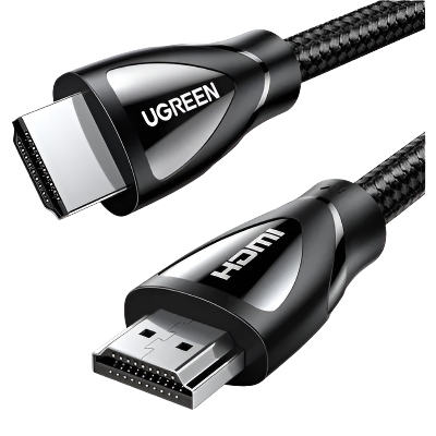 80405 UGREEN HDMI 8K Cable Male to Male Braided Black 5m