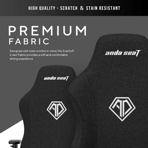 Anda Seat Phantom 3 Fabric Gaming Chairs for Adults - Large Wide Seat Gaming Chair