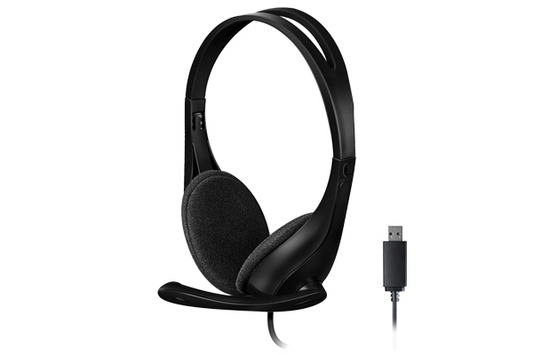 A4Tech HU-9 USB Stereo Headset Black