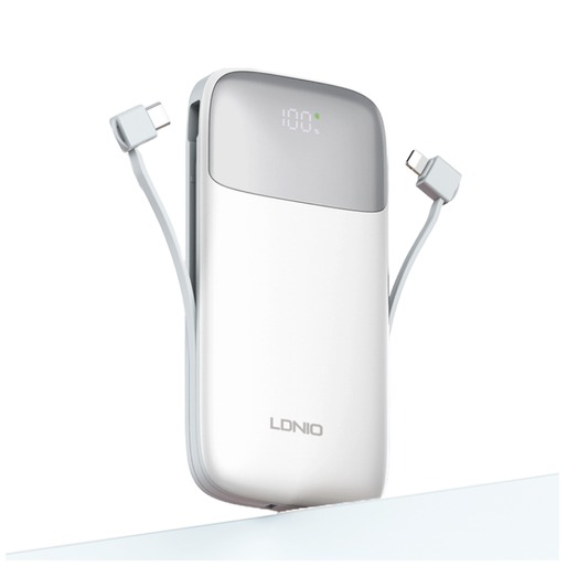 22.5W 10000MAH Power Bank White | LDNIO PQ19