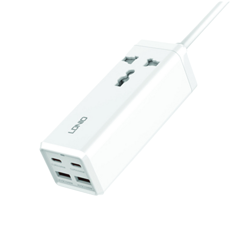 65W GaN Multifunction Universal Power Adapter | LDNIO SC1418-EU Plug