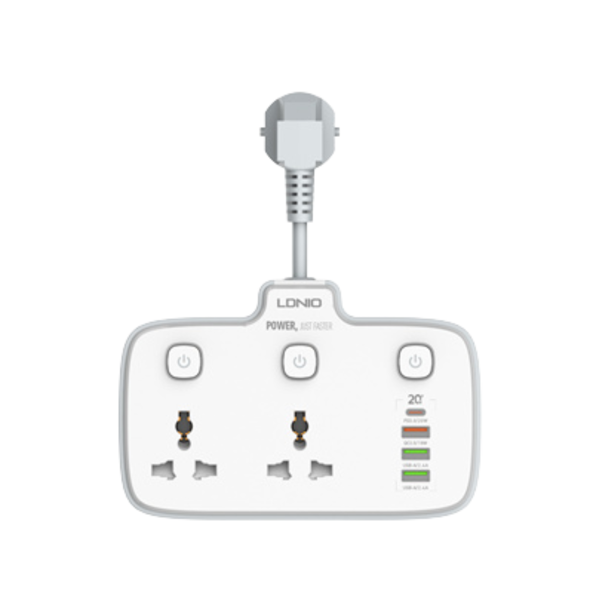 LDNIO SC2413 Universal Outlets Power Strip