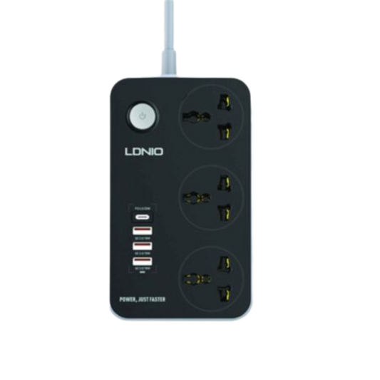 LDNIO SC3412 3Ports Universal Power Strip EU Plug