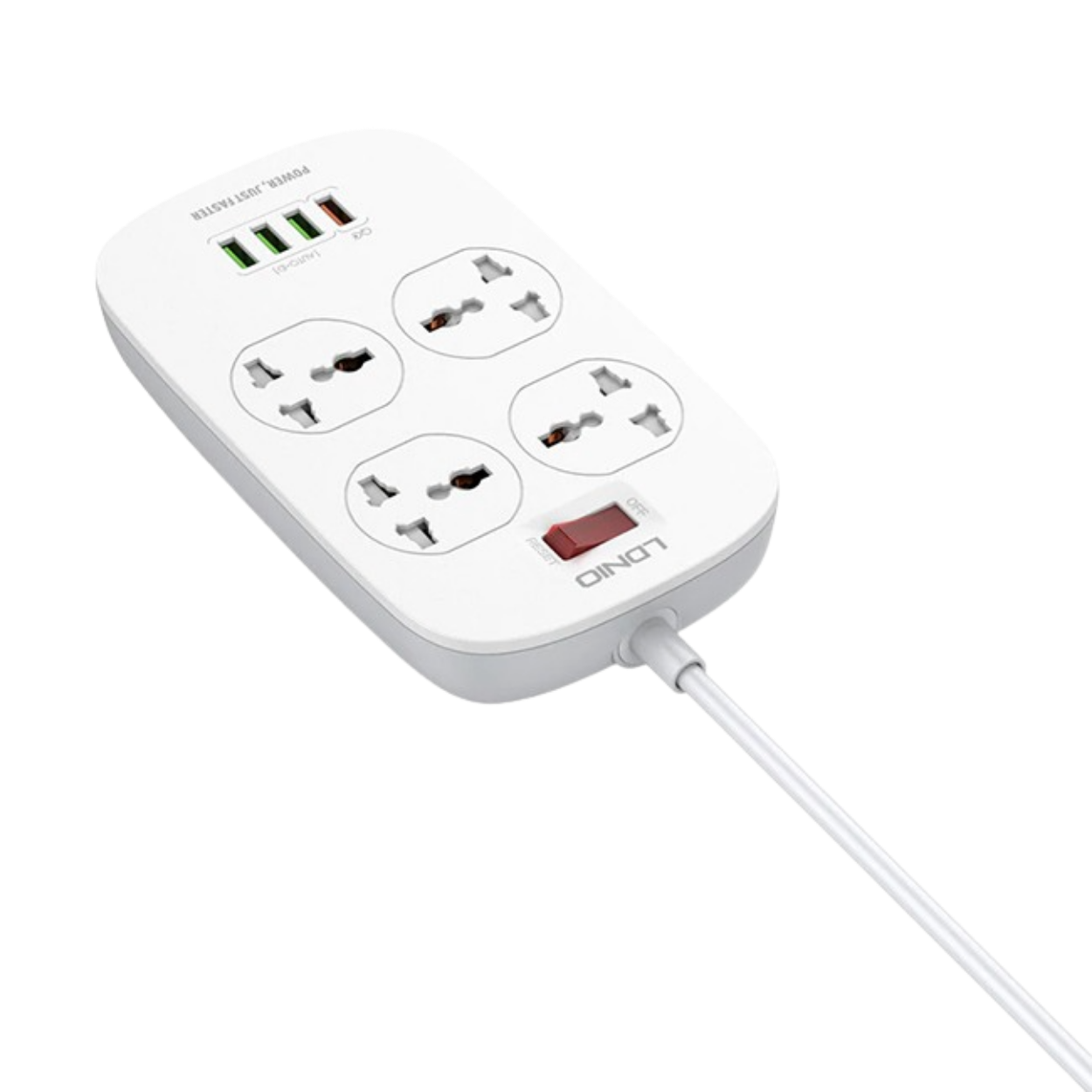 LDNIO SC4407 Power Strip with USB Fast Charging