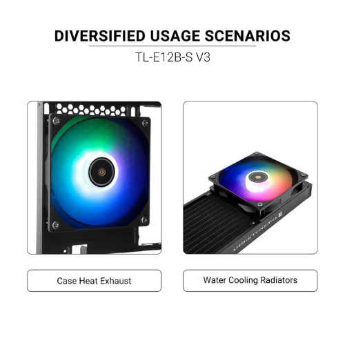 TR TL E12B-S V3 Case Fan Black – High Performance Cooling