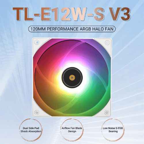 Thermalright TL-E12W-S V3 | Single Pack 120mm Case Fan