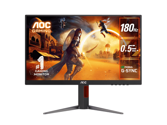 AOC 3-SIDED FRAMELESS ERGONOMIC GAMING LED 24G4