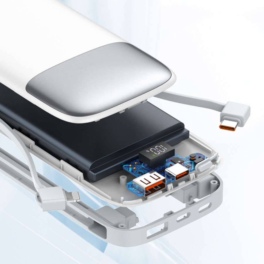 22.5W 10000MAH Power Bank White | LDNIO PQ19