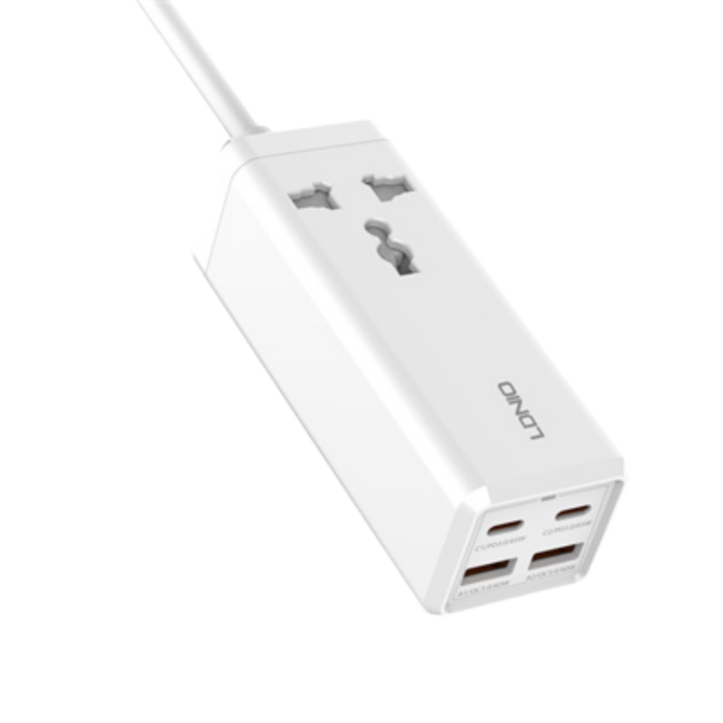 65W GaN Multifunction Universal Power Adapter | LDNIO SC1418-EU Plug