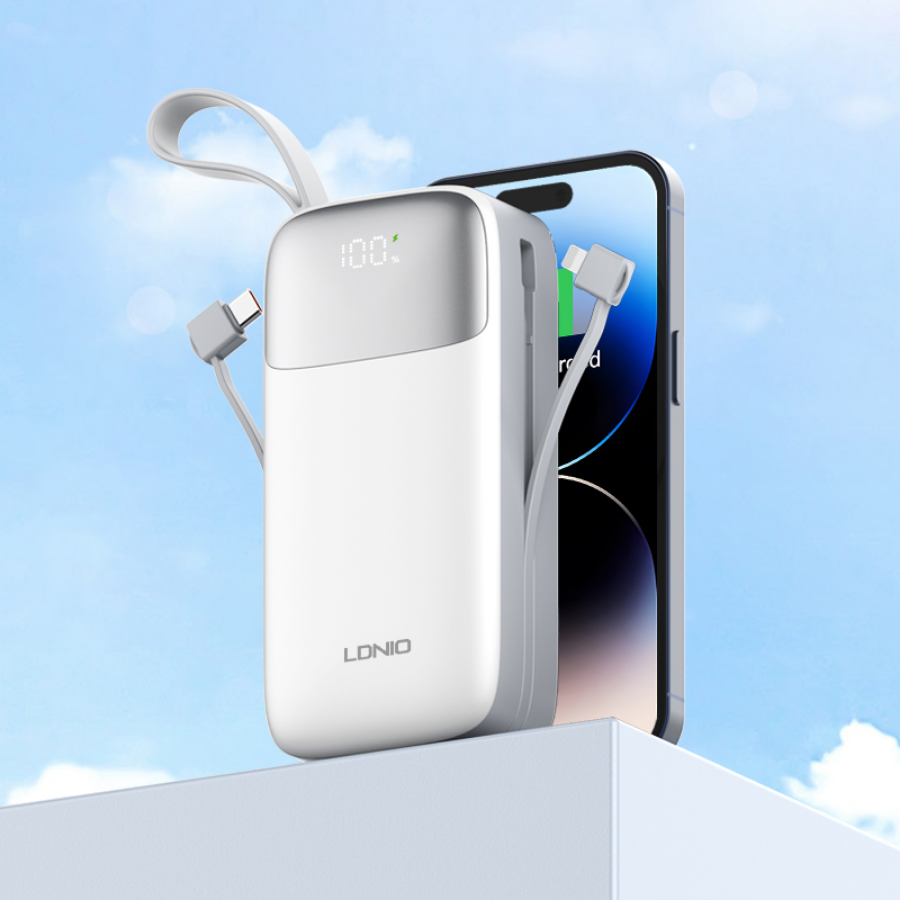 22.5W 30000MAH Power Bank White | LDNIO PQ30