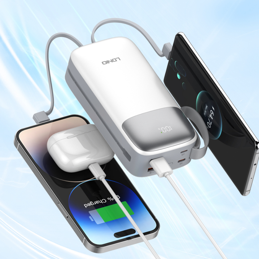22.5W 30000MAH Power Bank White | LDNIO PQ30