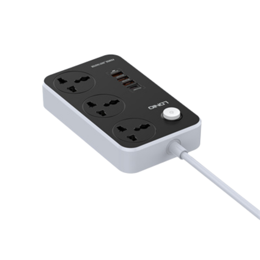3 AC Outlets Universal Power Strip SC3412