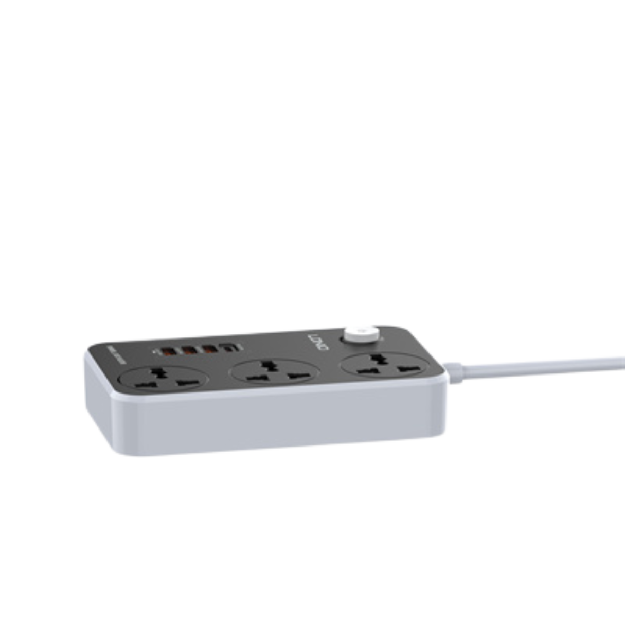 LDNIO SC3412 3Ports Universal Power Strip EU Plug