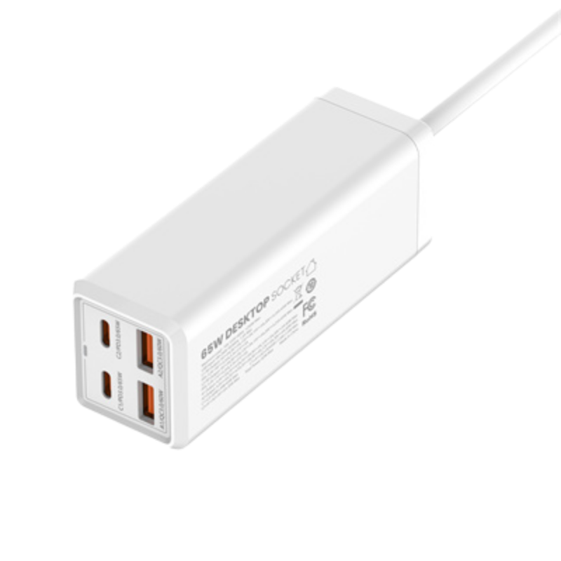 65W GaN Multifunction Universal Power Adapter | LDNIO SC1418-EU Plug