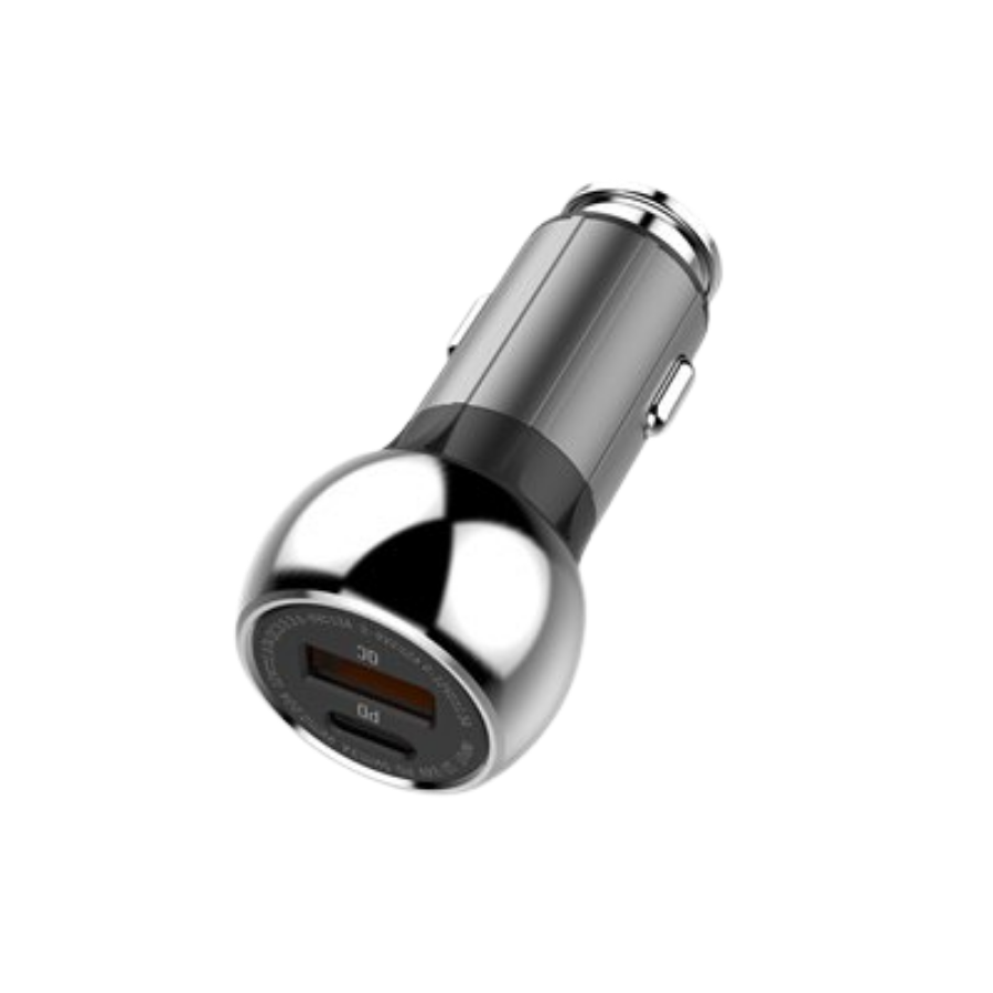 LDNIO C1 38W PD + QC3.0 Fast Car Charger with USB-C TO USB-C CABLE