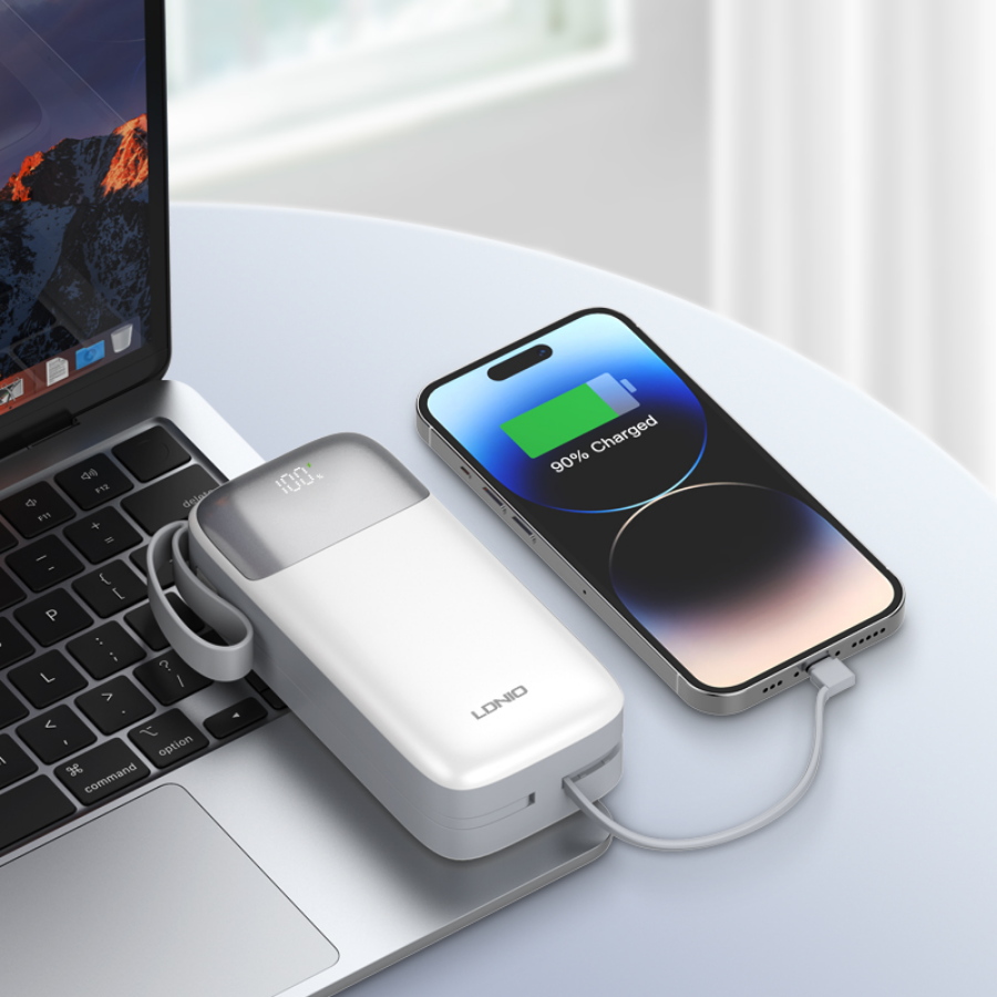 22.5W 30000MAH Power Bank White | LDNIO PQ30