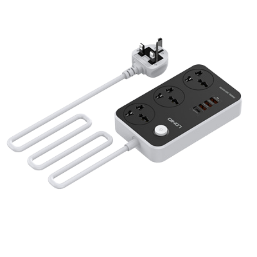 3 AC Outlets Universal Power Strip SC3412
