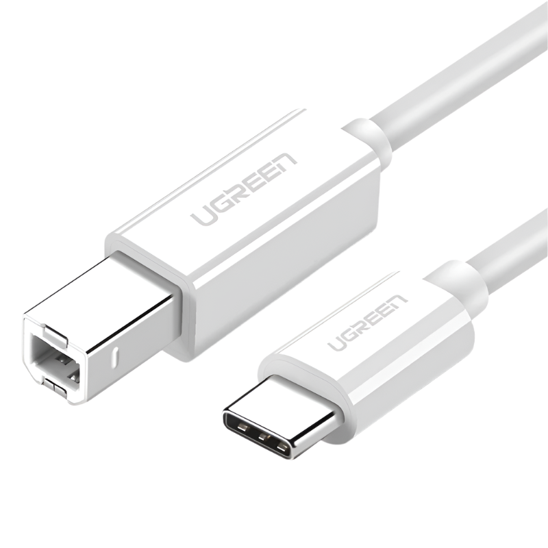 40417 UGREEN USB-C to USB 2.0 Print Cable 1.5m (White)