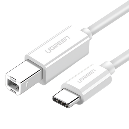 40417 UGREEN USB-C to USB 2.0 Print Cable 1.5m (White)