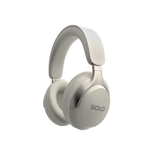 YOLO Nirvana Wireless Headphone front view showing sleek design, over-ear cushions, and premium build