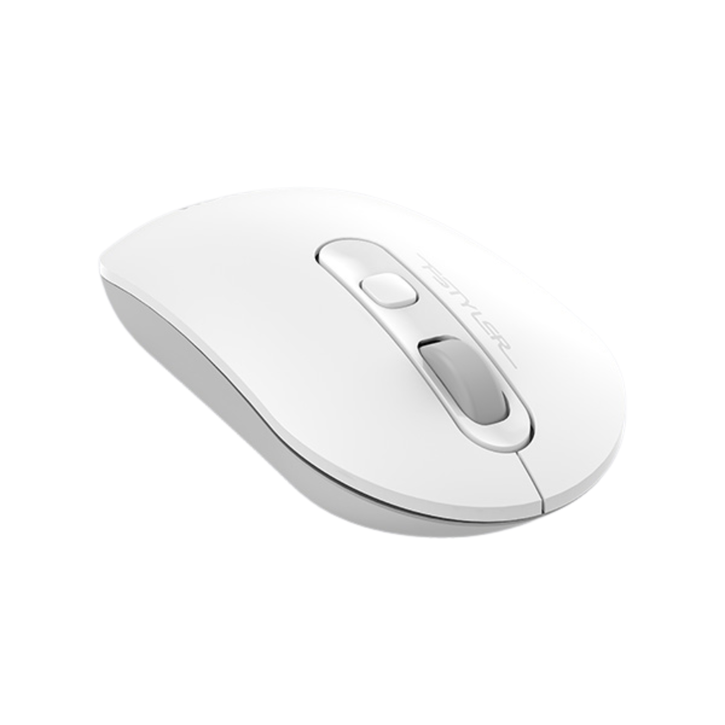 A4Tech FG20S Wireless Silent Mouse White angled view