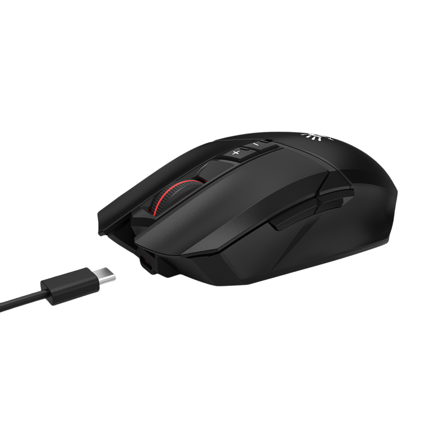 Bloody R36 Ultra Stone Black WaveLink Full Speed Dual Mode Wireless Gaming Mouse