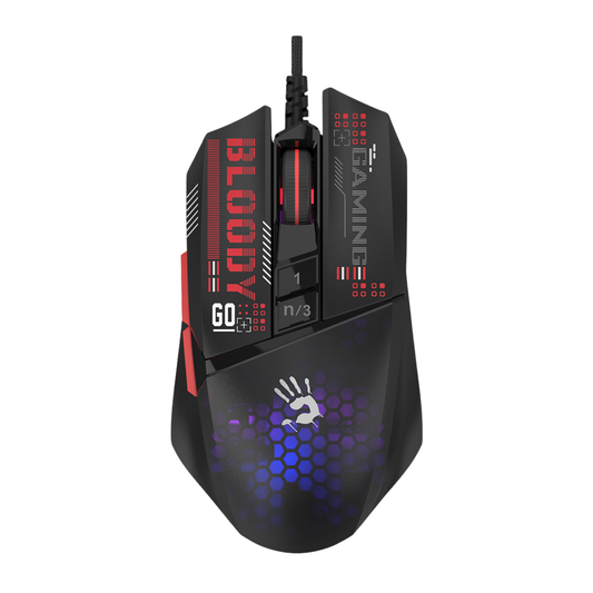 Bloody W60 Max Mini Honeycomb RGB Gaming Wired Mouse USB