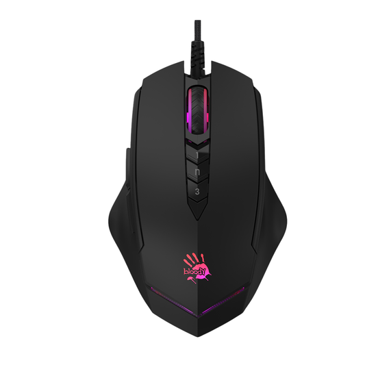 Bloody V8M Max Black RGB Animation Gaming Mouse USB