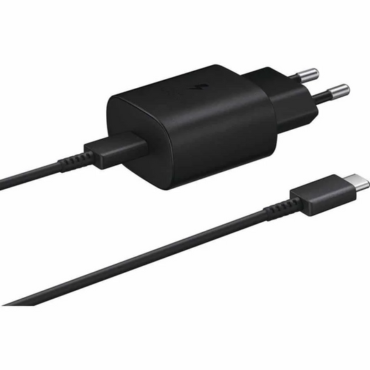 Samsung 25w PD Adapter with USB-C to USB-C Cable