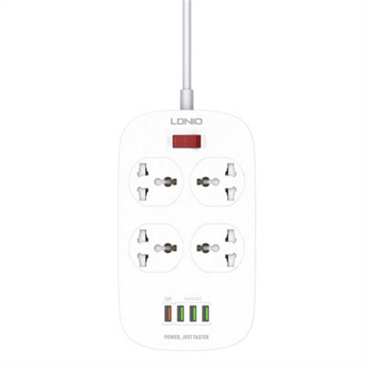 LDNIO SC4407 Power Strip with USB Fast Charging