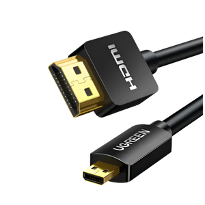 30102 UGREEN Micro HDMI to HDMI 4K Cable Male to Male Black 1.5m