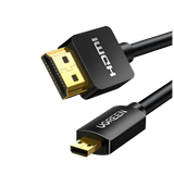 30102 UGREEN Micro HDMI to HDMI 4K Cable Male to Male Black 1.5m