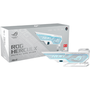 Asus Rog Herculx Graphics Card Holder White Edition (Tool-Free Design,
