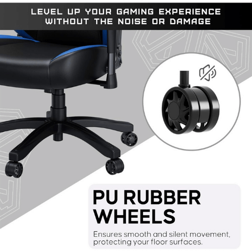 AD18-48-BS-PV  Anda Seat Luna Large Gaming Chair (BLACK & BLUE SERIES)