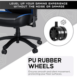 AD18-48-BS-PV  Anda Seat Luna Large Gaming Chair (BLACK & BLUE SERIES)