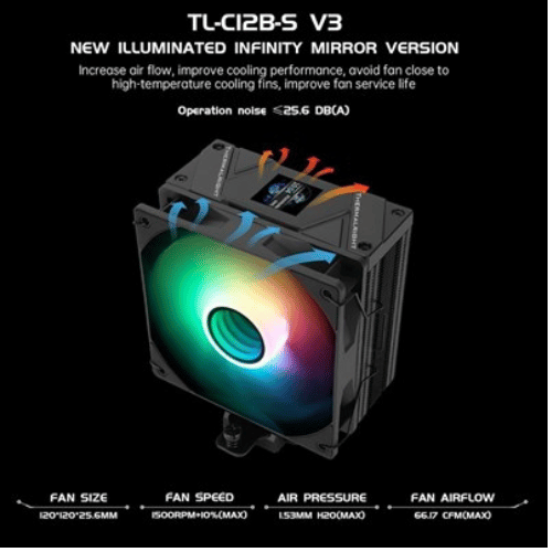 Thermalright Assassin Spirit 120 Vision Black ARGB
