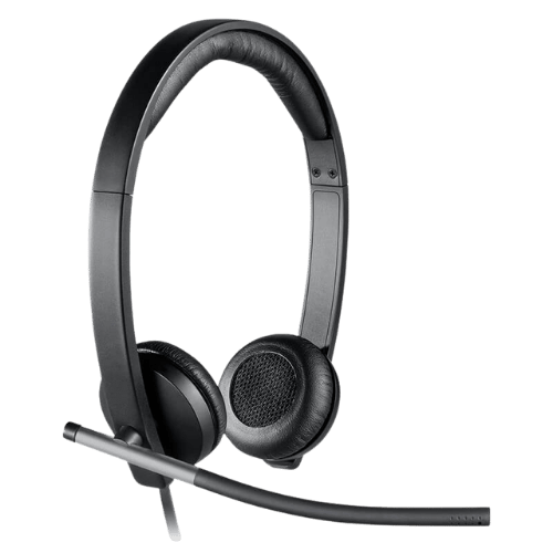 Logitech H650e Business Headset with Noise-Cancelling Mic