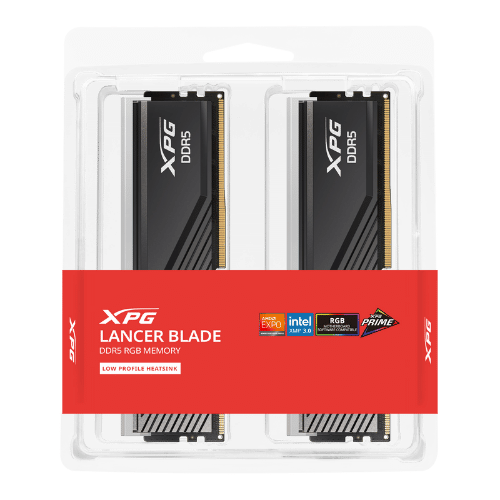 32GB 6000MHz LANCER BLADE DDR5 DESKTOP RGB ( Dual Pack 16 x 2 ) BLACK (CL 30-40-40)