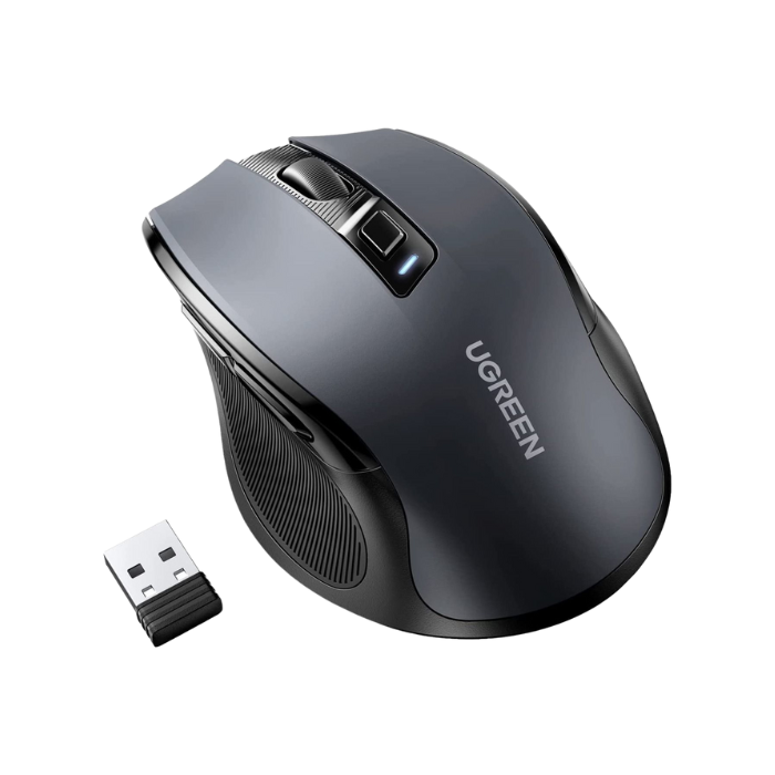 45012 Ergonomic Contoured-Shape Design Wireless Mouse 2.4 GHz