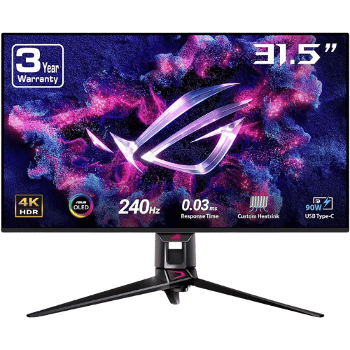 Asus Rog Swift OLED PG32UCDP 32” 4K Gaming Monitor - WOLED, Dual Mode (4K 240Hz, FHD 480Hz)