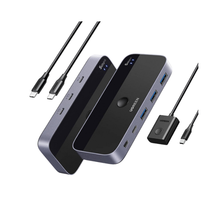 25098 USB 3.0 Sharing Switch 2 In 4 Out Input: 2XUSB-C；Output      3XUSB-A, 1XUSB-C