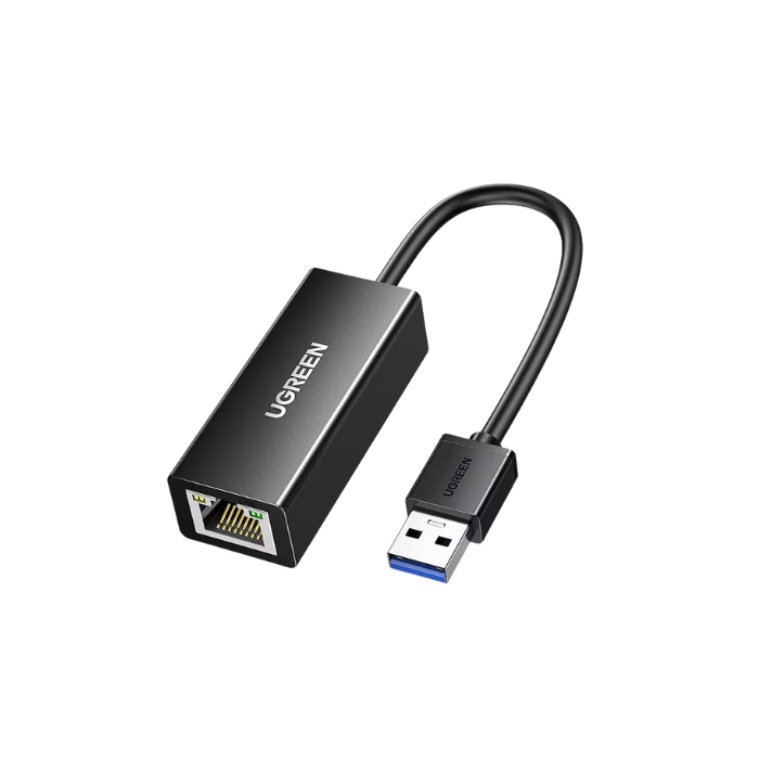 20256 USB 3.0 A To Gigabit Ethernet Adapter Black ABS 10cm