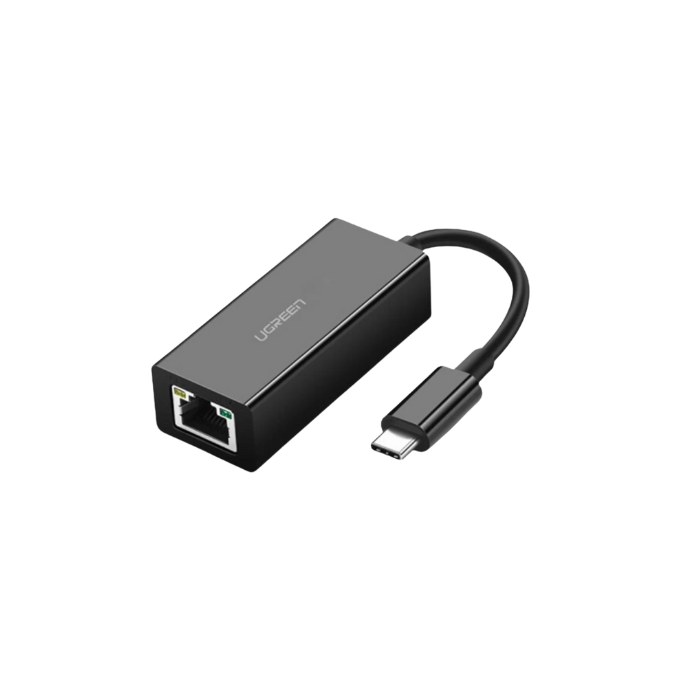50307 USB-C 3.1 GEN1 Male To Gigabit Ethernet Adapter Black
