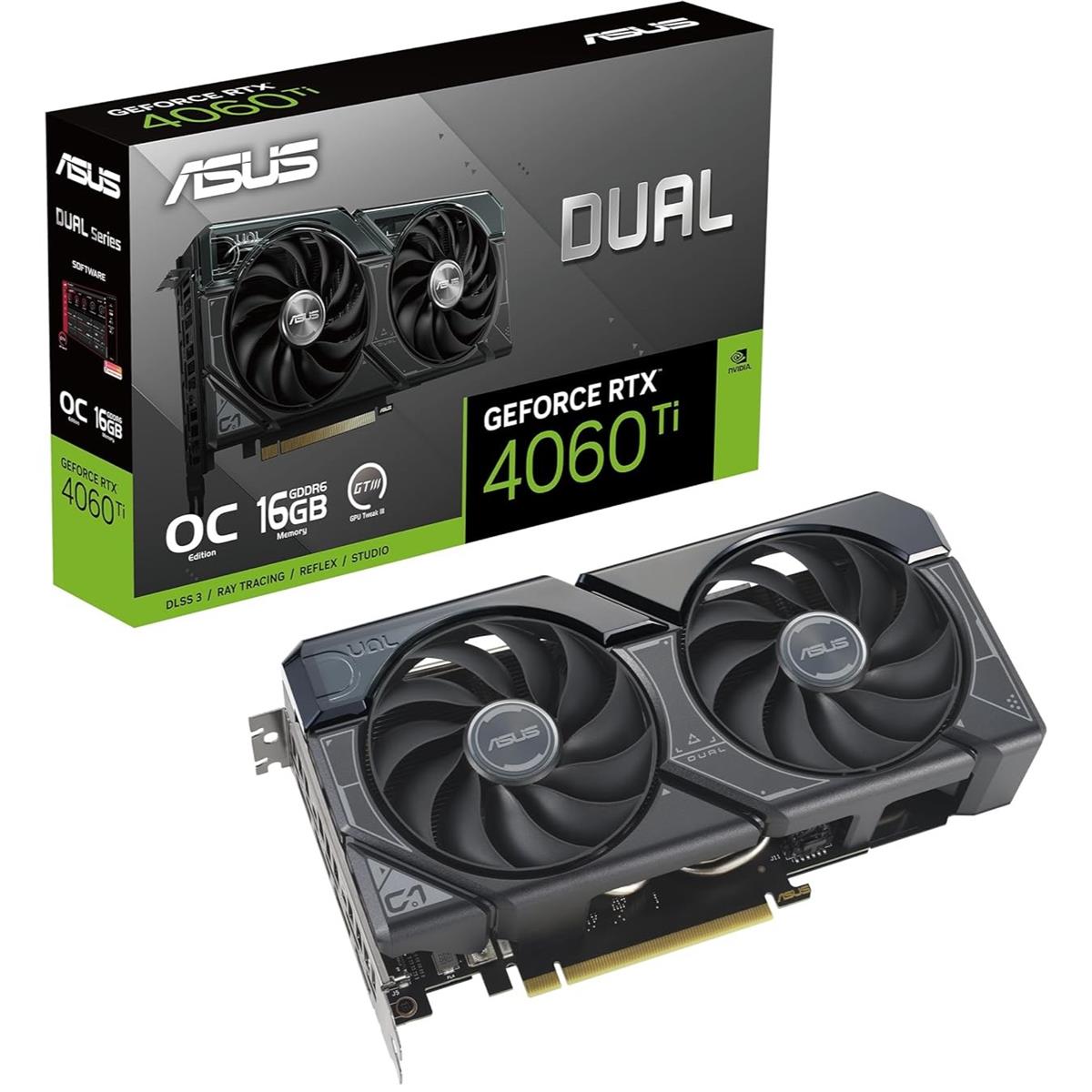 ASUS DUAL- RTX 4060 Ti - O16G - EVO