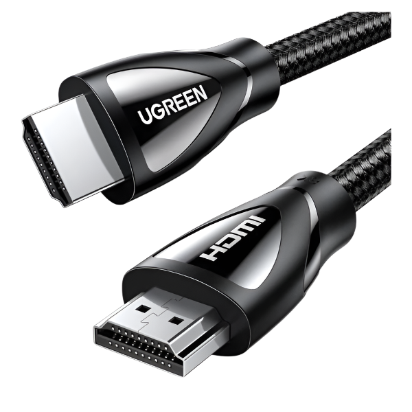 80403 UGREEN HDMI 8K Cable Male to Male Aluminum Alloy Shell Braided Black 2m