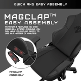 Anda Seat Phantom 3 XL Leather Gaming Chair - Stormy Black